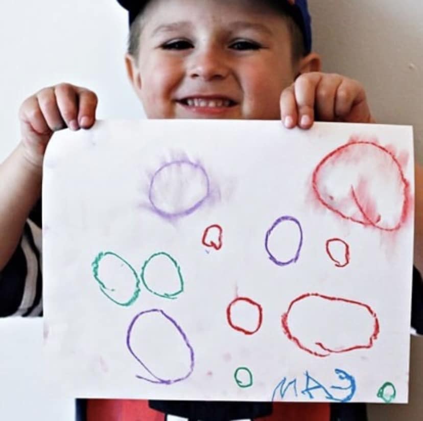 Preschool Chalk Pastel Video Art Lessons - You ARE an ARTiST!