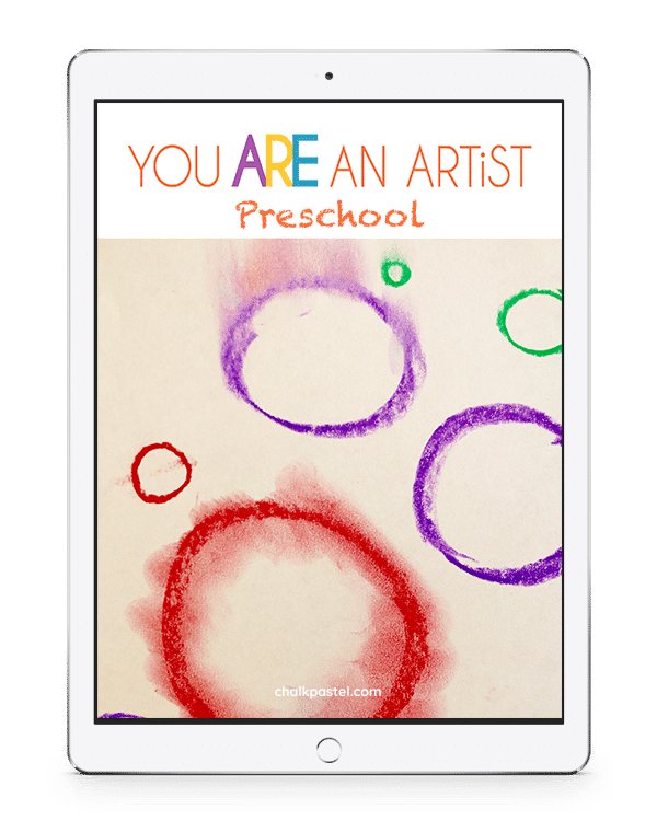 With our preschool chalk pastel video art lessons your artists will learn how to draw circles, squares, triangles and even a straight line!