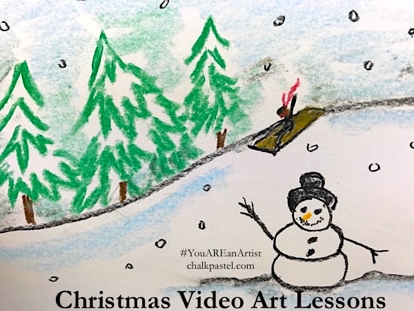 Christmas Video Art Lessons