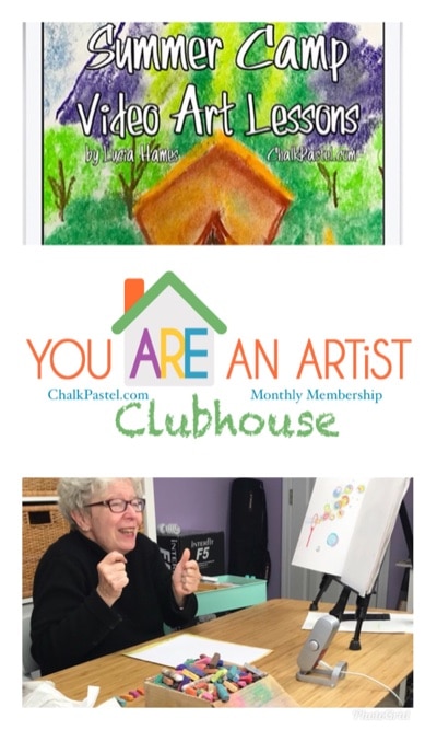 With your artist clubhouse monthly subscription you will have access to what you need and you don’t even have to be the art teacher! Clubhouse subscribers get a bank of art lessons for all ages, a wonderful community, Nana’s new weekly art lessons plus themed art events throughout the year. It's art lessons for the whole family!