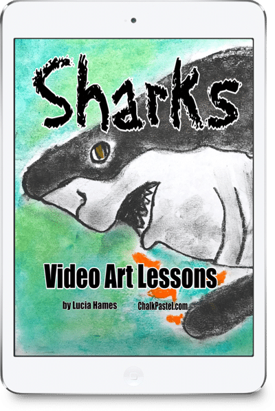 Sharks Video Art Lessons