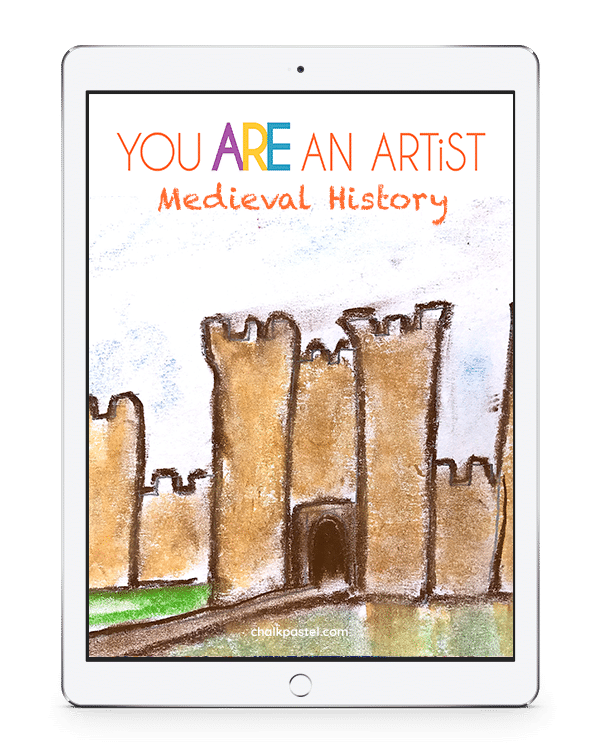 History and art are a beautiful combination. Expand your medieval history studies and make them come alive with chalk pastel art and our Medieval Video Art Course. I Drew It Then I Knew It!