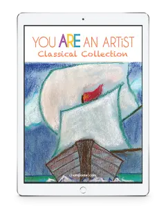 Expand your studies with Nana's Classical Collection History Art Lessons and make history come alive with chalk pastel art. Not only will you know history, you will learn to paint parts of history too because you ARE an artist!