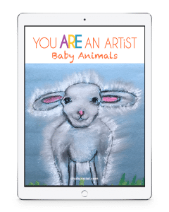 All it takes is a starter set of chalk pastels, construction paper (or your nature journal!) and Nana’s video art lessons to capture sweet baby animals! No expensive, intimidating list of art supplies. Baby Animals is a wonderful stand alone art curriculum or a perfect complement to your learning!