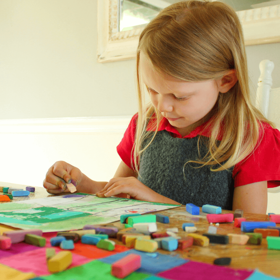 Another aspect that brings my children joy is that they get to choose which art video lessons they want to explore. The Complete You Are An Artist Clubhouse Membership offers you endless access to the ENTIRE Chalk Pastel library of courses!