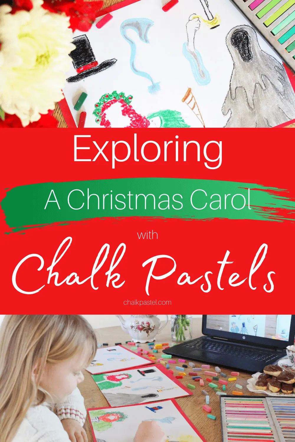 Exploring A Christmas Carol with Chalk Pastels: Exploring A Christmas Carol with chalk pastels is an easy and fun way to combine the rich literature of Charles Dickens, the excitement of cinema, and the glory of art this Christmas season! #AChristmasCarol #CharlesDickens #AChristmasCarolActivities #AChristmasCarolActivitiesforkids #Chalkpastels #ExploringAChristmasCarolwithChalkPastels