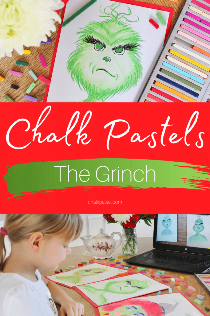 Enjoy a sample of Chalk Pastels at the Movies with Nana's How to Draw The Grinch in Chalk Pastels Video Art Lesson! You ARE an Artist!
