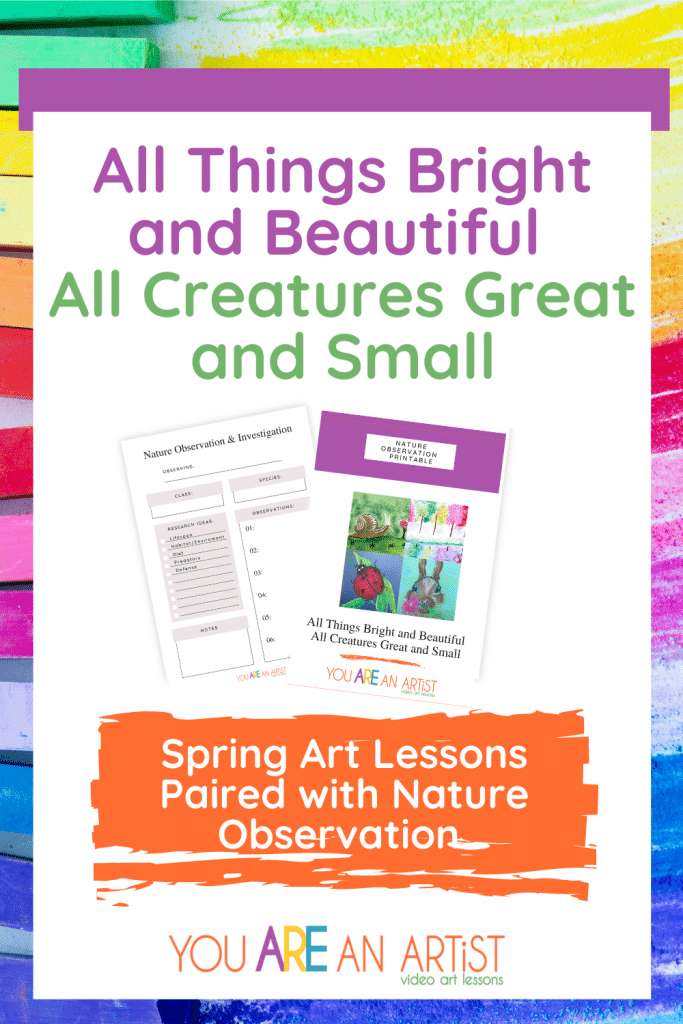 Spring Art Celebration with Chalk Pastels - You ARE an ARTiST!