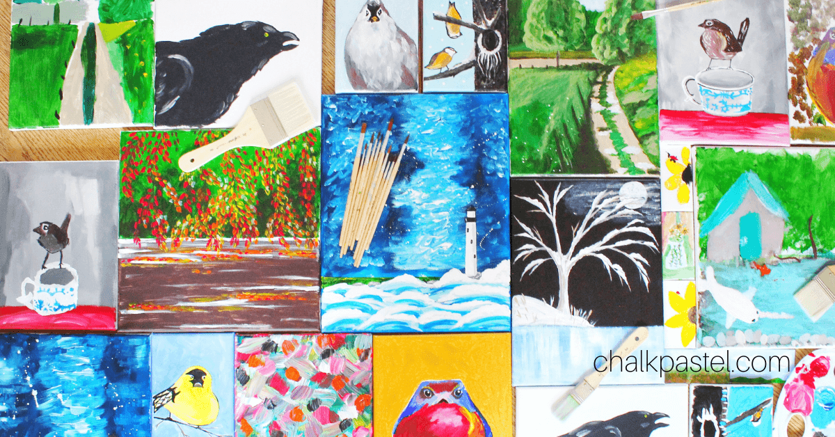 Simple Acrylic Paintings Archives You Are An Artist