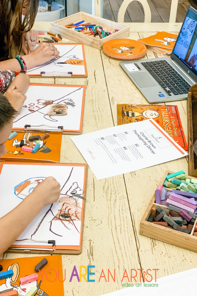 Charlie Brown Thanksgiving Art Activities