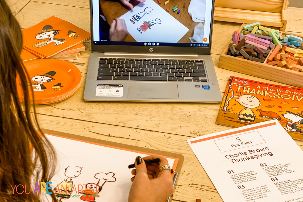 Charlie Brown Thanksgiving Art Activities