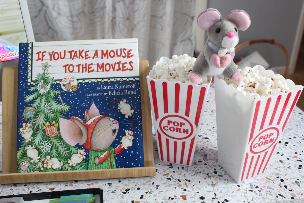 String popcorn with If You Take A Mouse to the Movies! 