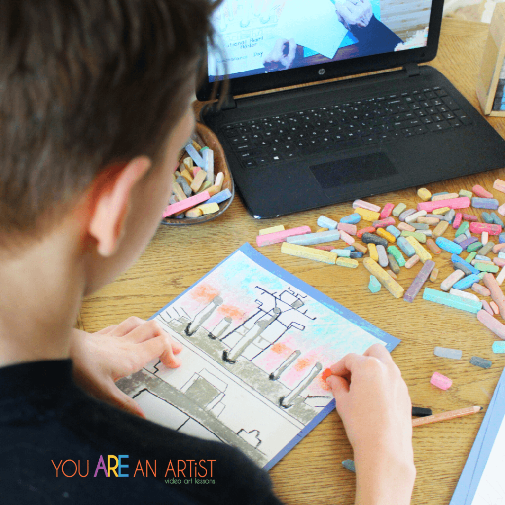 Homeschool Art Lessons for Your Modern History Buff