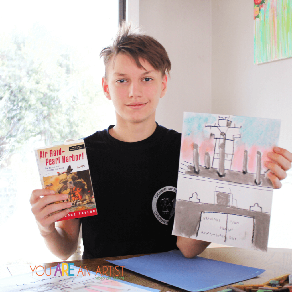 Homeschool Art Lessons for Your Modern History Buff