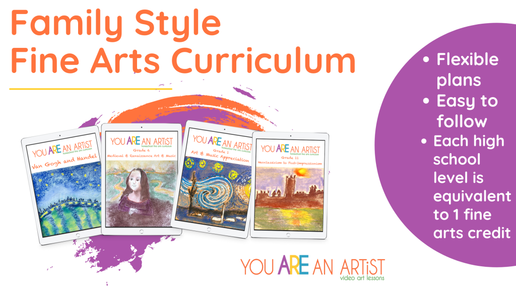 family style homeschool art and music plans