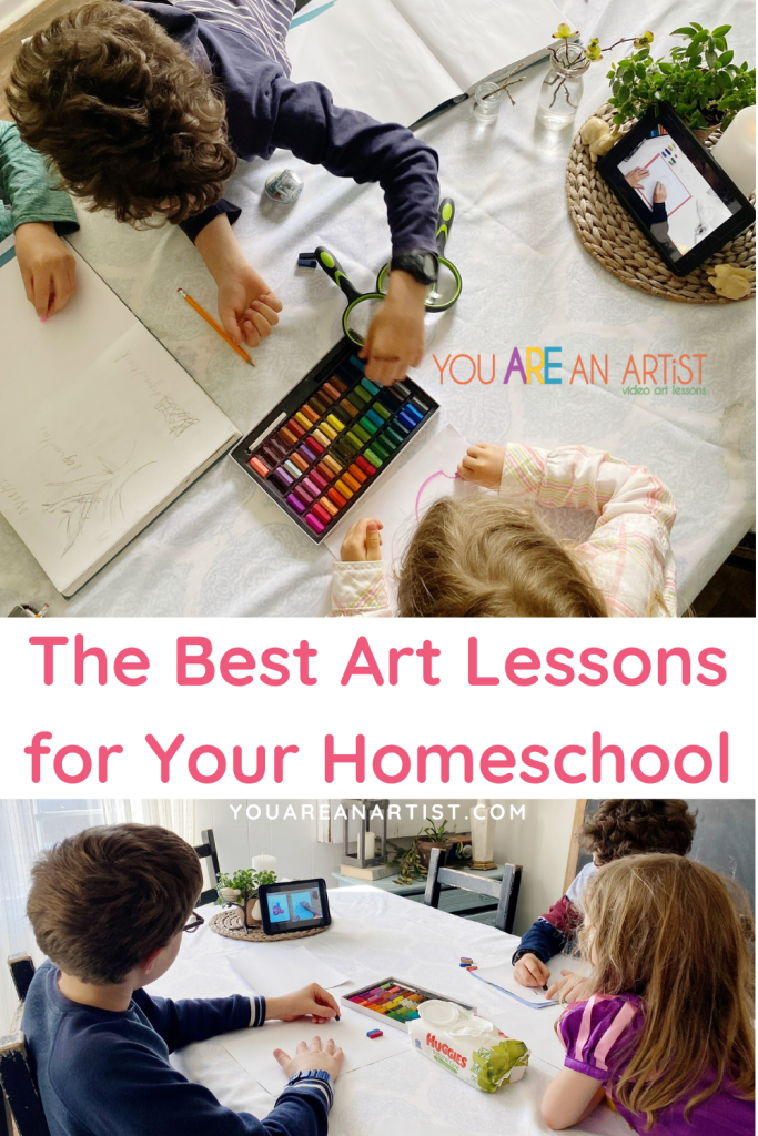 These art lessons for homeschool families are a brilliant way to creatively bring learning to life, build memories together and have FUN learning.